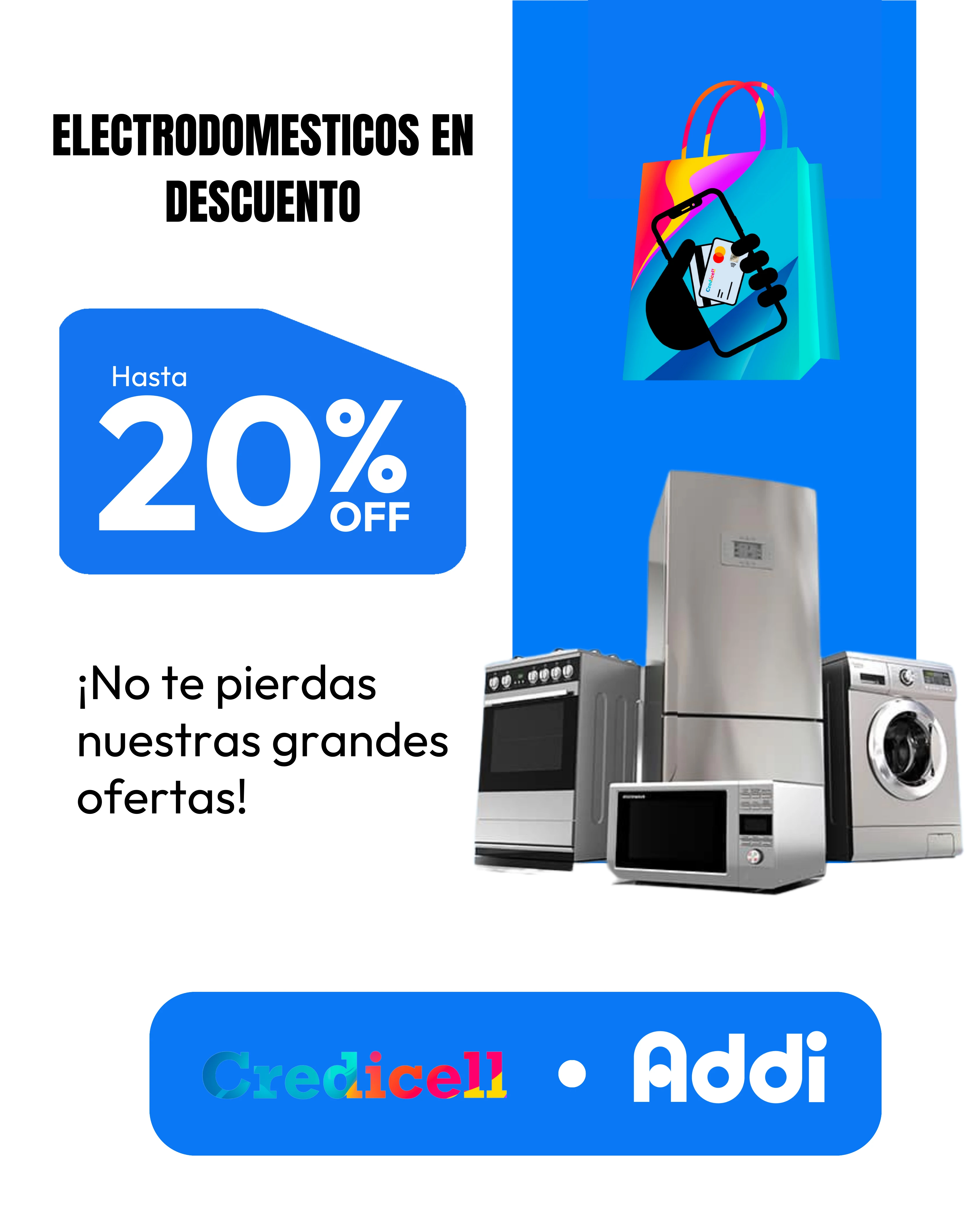 ¡Electrodomésticos en Credicell!